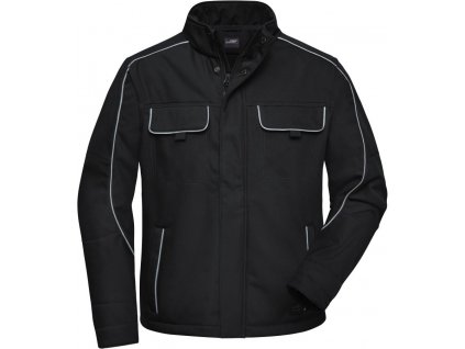 James & Nicholson | JN 884 Pracovná softshellová bunda - Solid_02.0884 (Farba black, Veľkosť XS)