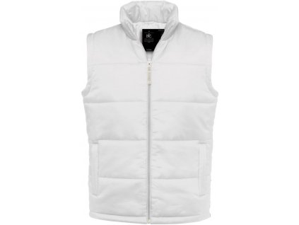 B&C | Bodywarmer /men Pánska vesta_01.093 (Farba white, Veľkosť S)