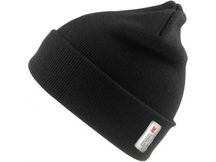 Result Recycled | RC933X Thinsulate™ pletená čiapka_28.933X (Farba black, Veľkosť onesize)