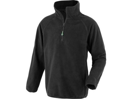 Result Recycled | R905J Detská mikroflísová mikina s 1/4 zipsom_30.905J (Farba black, Veľkosť XS)