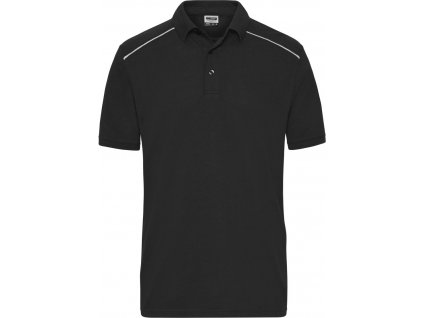 James & Nicholson | JN 892 Pánske pracovné polo - Solid_02.0892 (Farba black, Veľkosť XS)