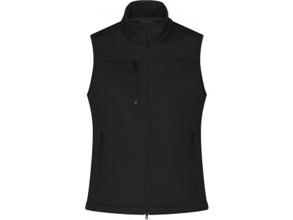 James & Nicholson | JN 1169 Dámska 3-vrstvová softshellová vesta_02.1169 (Farba black, Veľkosť XS)