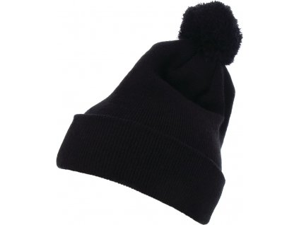 Flexfit | 1501P Pletená čiapka s brmbolcom_55.501P (Farba black, Veľkosť onesize)