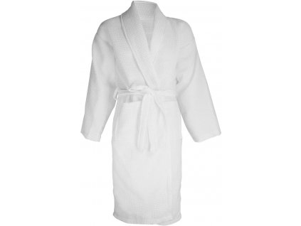 The One | Waffle Bathrobe_48.1044 (Farba white, Veľkosť L/XL)
