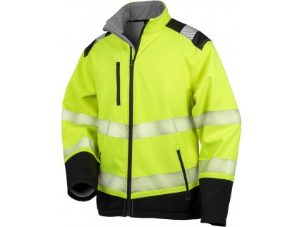 Result | R476X Bezpečnostná softshellová bunda_30.476X (Farba fluorescent yellow/black, Veľkosť S)