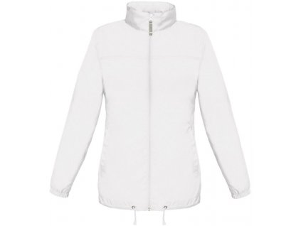 B&C | Sirocco /women Dámska vetrovka bez podšívky_01.0902 (Farba white, Veľkosť XS)