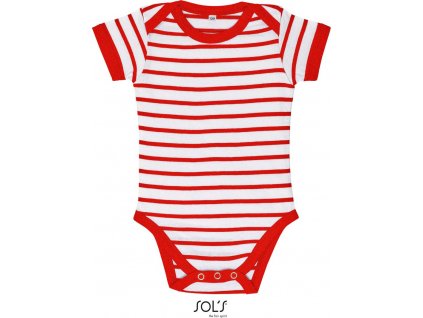 SOL'S | Miles Baby Detské pruhované body_25.1401