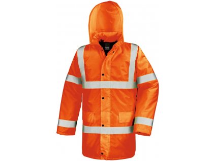 Result Core | R218X EN ISO 20471:2013 bezpečnostná parka_30.218X (Farba fluorescent orange, Veľkosť S)