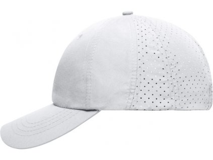 Myrtle Beach | MB 6538 8 panelová šiltovka s laserom rezanou zadnou časťou_03.6538 (Farba white, Veľkosť onesize)