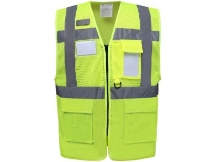 Yoko | HVW820 Hi-Vis sieťovaná bezpečnostná vesta_79.W820 (Farba hi vis yellow, Veľkosť S)