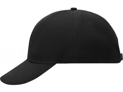 Myrtle Beach | MB 609 6 panelová vystužená šiltovka_03.0609 (Farba black, Veľkosť onesize)