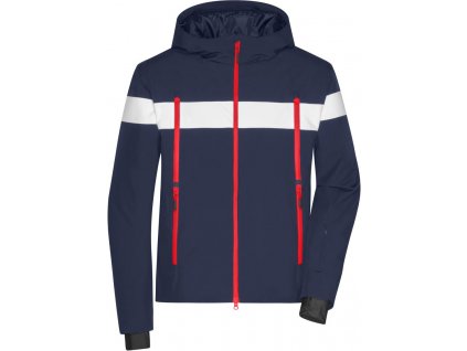 James & Nicholson | JN 1174 Pánska zimná športová bunda_02.1174 (Farba navy/white, Veľkosť S)