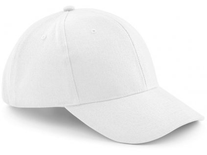 Beechfield | B65 6 panelová šiltovka "Pro Style"_53.0065 (Farba white, Veľkosť onesize)