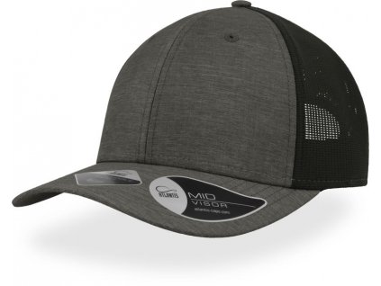 Atlantis | Whippy 6 panelová sieťovaná šiltovka_33.701 (Farba dark grey melange, Veľkosť onesize)