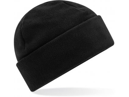 Beechfield | B243R Fleecová čiapka s manžetou "Recycled"_53.243R (Farba black, Veľkosť onesize)
