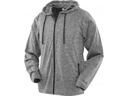 Spiro | S277F Dámska mikina s kapucňou_29.277F (Farba marl grey, Veľkosť XS)