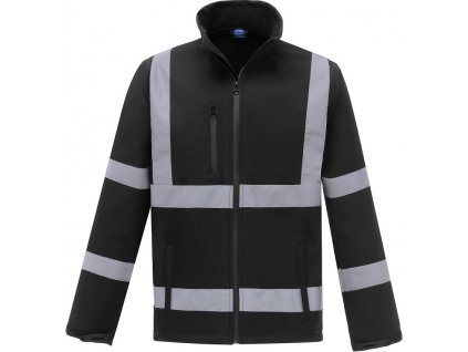 Yoko | HVK09 Hi-Vis softshellová bunda_79.VK09 (Farba black, Veľkosť S)