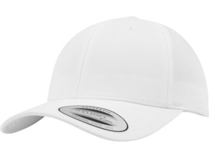 Flexfit | 7706 Zahnutá klasická Snapback šiltovka_55.7706 (Farba white, Veľkosť onesize)