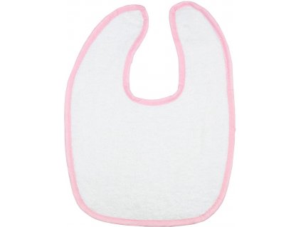 The One | Baby Bib Detský podbradník_48.1 (Farba white/pink, Veľkosť onesize)