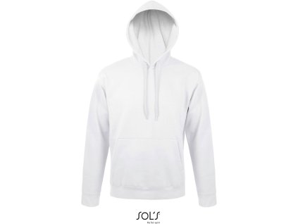 SOL'S | Snake Unisex mikina s kapucňou_25.7101 (Farba white, Veľkosť XS)