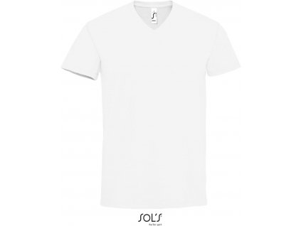 SOL'S | Imperial V Men Pánske tričko s výstrihom do V z ťažkej bavlny_25.294 (Farba white, Veľkosť S)