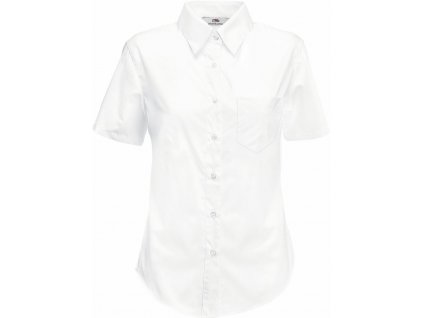 F.O.L. | Lady-Fit Poplin Shirt SSL Popelínová blúzka s krátkym rukávom_16.5014