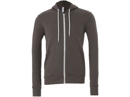 Bella + Canvas | 3739 Unisex poly-bavlnená mikina s kapucňou_06.3739 (Farba asphalt, Veľkosť XS)