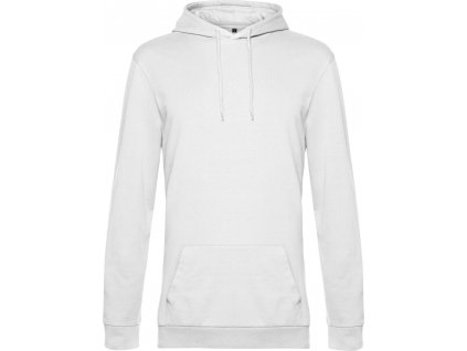 B&C | #Hoodie Pánska mikina s kapucňou_01.U03W (Farba white, Veľkosť XS)