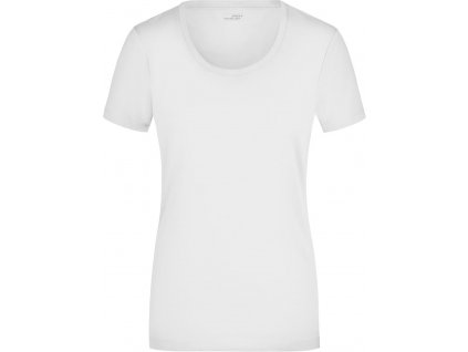 James & Nicholson | JN 926 Dámske elastické tričko_02.0926 (Farba white, Veľkosť S)