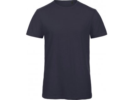 B&C | Inspire Slub T /men_° Pánske slubové tričko Medium Fit z bio bavlny_01.TM46 (Farba chic navy, Veľkosť S)