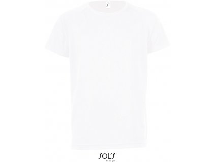SOL'S | Sporty Kids Detské raglánové športové tričko_25.1166 (Farba white, Veľkosť 6 Y)