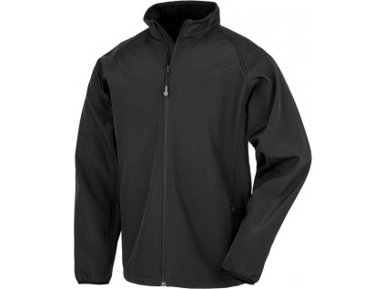 Result Recycled | R901M Pánska 2-vrstvová softshellová bunda "Printable"_30.901M (Farba black, Veľkosť S)