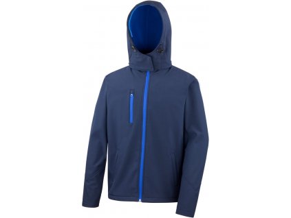 Result Core | R230M Pánska 3-vrstvová softshellová bunda s kapucňou_30.230M (Farba navy/royal, Veľkosť S)