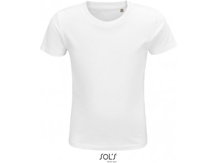 SOL'S | Crusader Kids Detské tričko z bio bavlny_25.358 (Farba white, Veľkosť 2 Y)