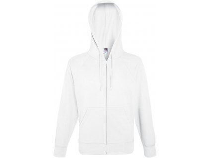 F.O.L. | Lightweight Hooded Sweat Jacket Pánska mikina s kapucňou_16.2144 (Farba white, Veľkosť M)