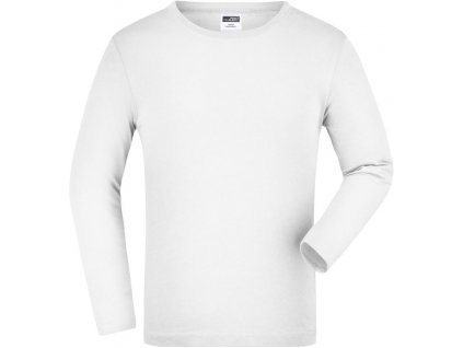 James & Nicholson | JN 913K Detské tričko s dlhým rukávom_02.913K (Farba white, Veľkosť XS)