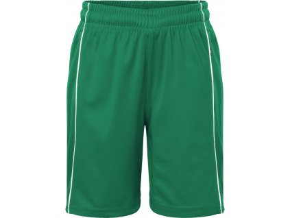 James & Nicholson | JN 387K Detské tímové kraťasy "Basic"_02.387K (Farba green/white, Veľkosť XS)