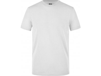 James & Nicholson | JN 838 Pánske pracovné tričko_02.0838 (Farba white, Veľkosť XS)