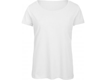 B&C | Triblend /women Dámske tričko_01.TW56 (Farba white, Veľkosť XS)
