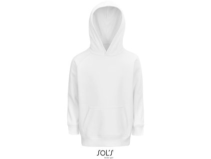 SOL'S | Stellar Kids Detská bio raglánová mikina s kapucňou_25.3576 (Farba white, Veľkosť 4 Y)