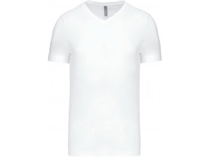 Kariban | K357 Pánske tričko s výstrihom do V_20.K357 (Farba white, Veľkosť S)