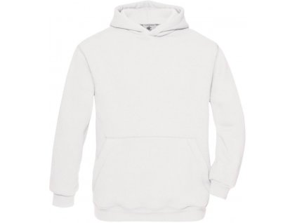 B&C | Hooded /kids Detská mikina s kapucňou_01.0681 (Farba white, Veľkosť 3-4)