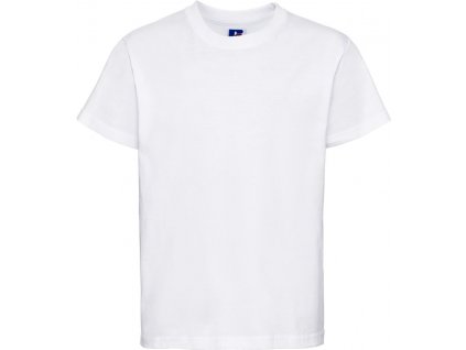 Russell | 180B Detské tričko z ťažkej bavlny_10.180B (Farba white, Veľkosť 90)