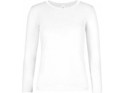 B&C | #E190 LSL /women Dámske tričko z ťažkej bavlny s dl. rukávom_01.008T