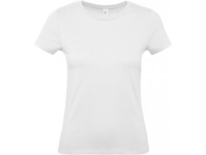 B&C | #E150 /women Dámske tričko_01.002T (Farba white, Veľkosť XS)
