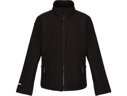 Regatta | TRA732 Detská dvojvrstvová softshellová bunda "Ablaze"_36.A732 (Farba black/black, Veľkosť 3-4)