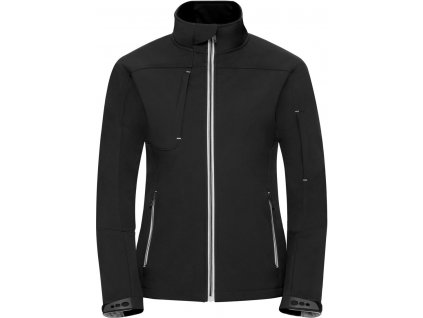 Russell | 410F Dámska 3-vrstvová Bionic softshellová bunda_10.410F (Farba black, Veľkosť XS)