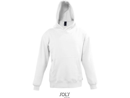SOL'S | Slam Kids Detská mikina s kapucňou_25.3255 (Farba white, Veľkosť 4 Y)
