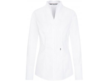 Seidensticker | Chalice Blouse Slim LSL Popelínová blúzka s dlhým rukávom_78.1182 (Farba white, Veľkosť 34)