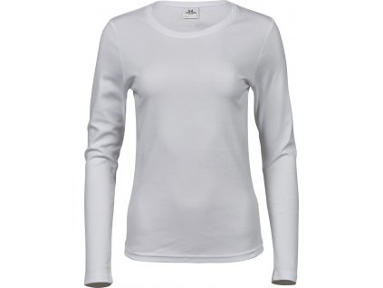 Tee Jays | 590 Dámske tričko Interlock s dlhým rukávom_18.059 (Farba white, Veľkosť S)